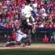 Illustration for article titled Bryce Harpers Attempt At Hurdling Willians Astudillo Could Have Gone Better